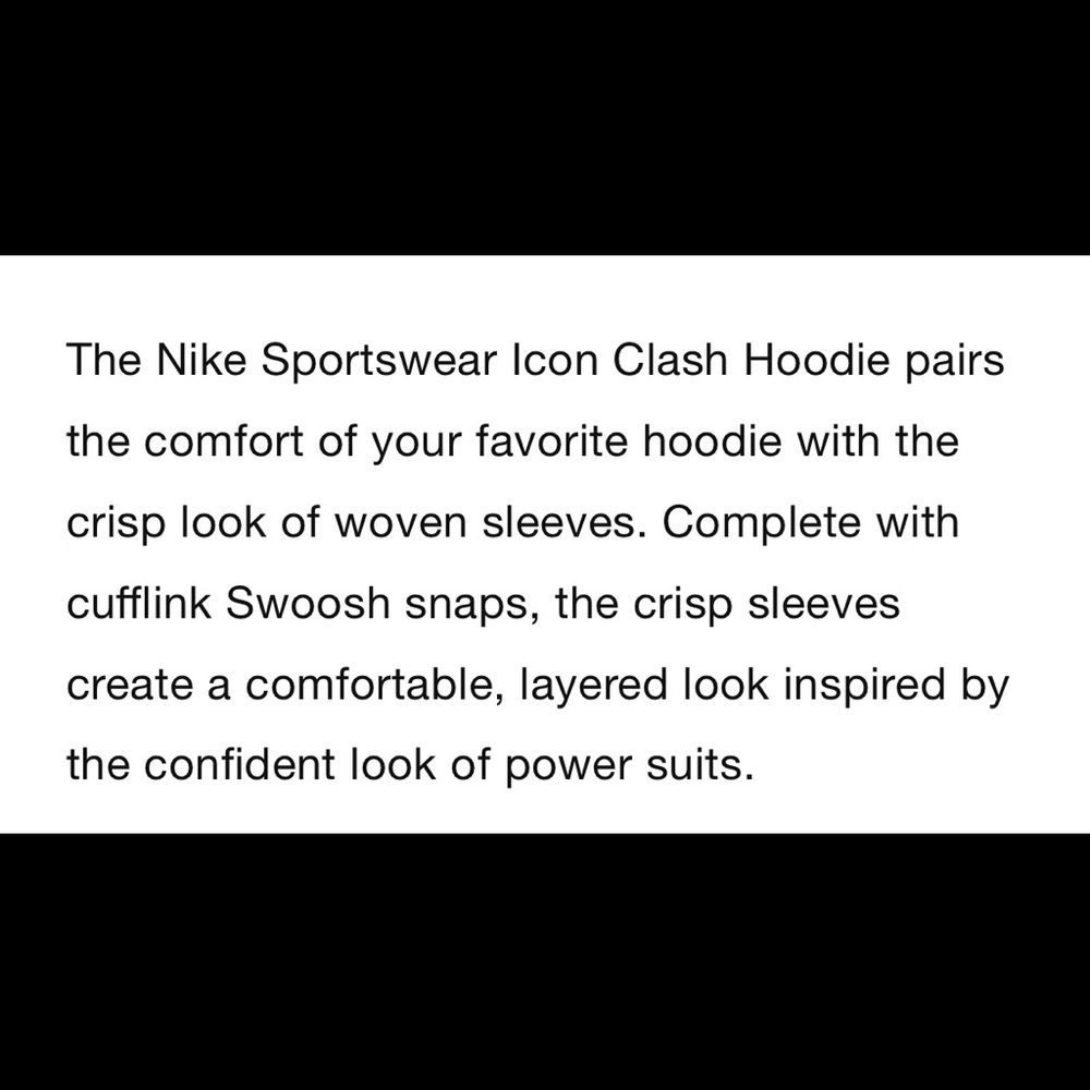 ❌SOLD❌NWT NIKE French Cufflink hoodie womens - Picture 14 of 14